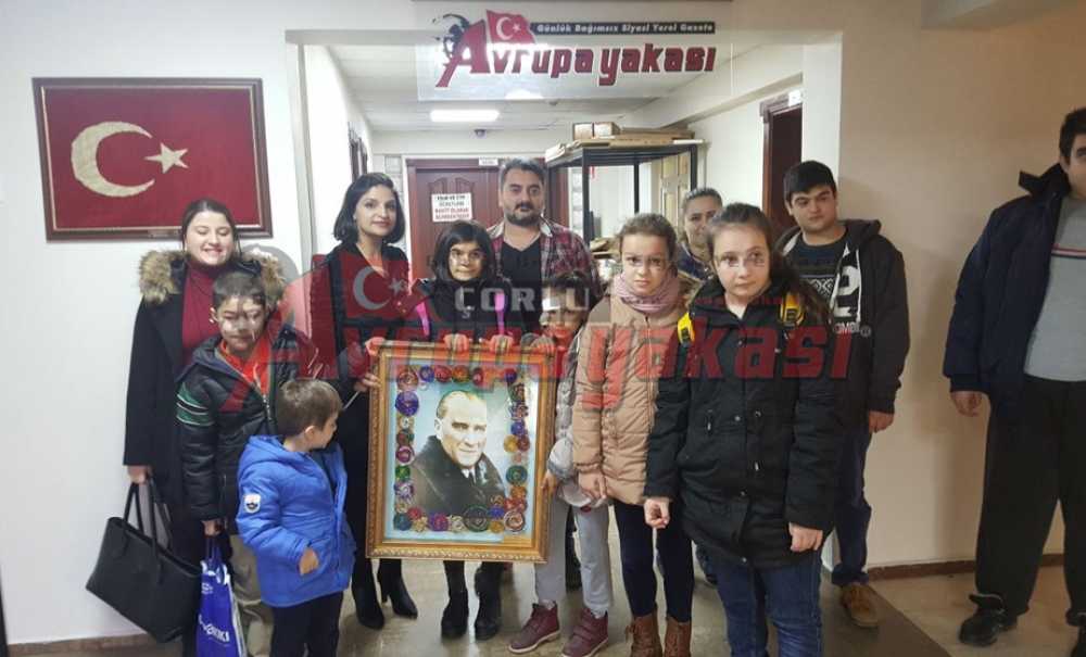 Özel Eğitim Öğrencilerinden Gazetemize Ziyaret