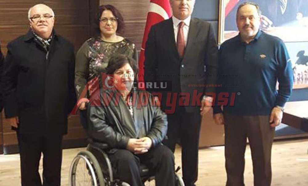 Çorlu Sakatlar Derneği'nden Levent Kılıç'a Ziyaret