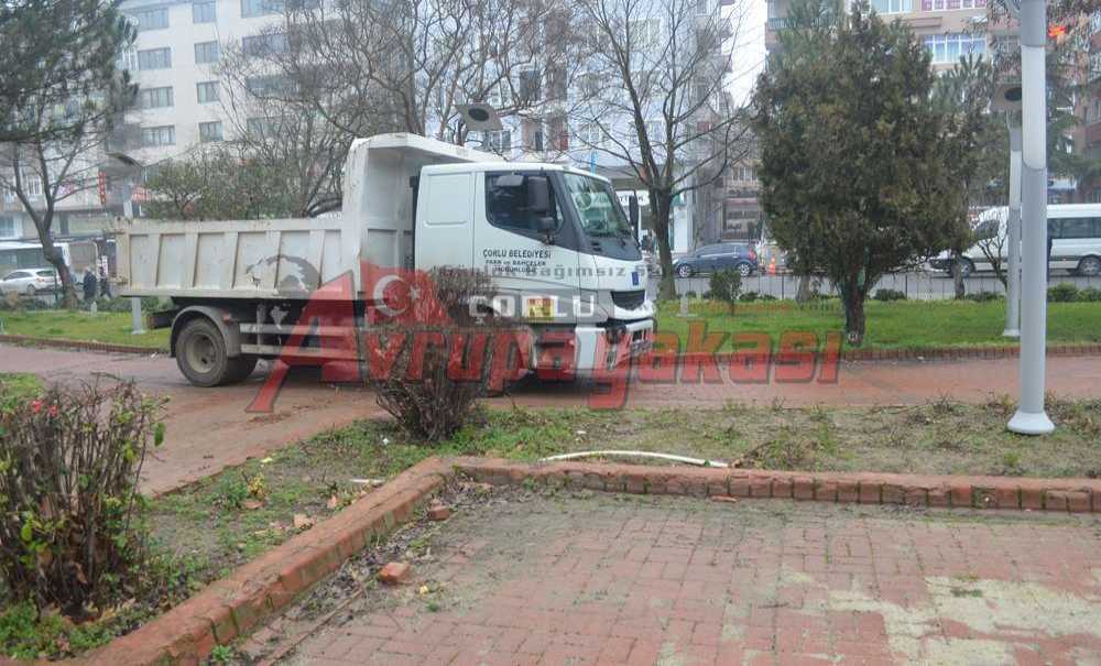 Çorlu Belediyesi İlk Çalışmayı Başlattı