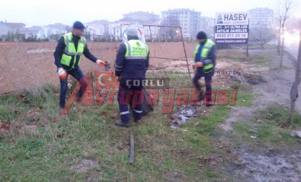 Mobil Temizlik Ekipleri Şehri Temizliyor