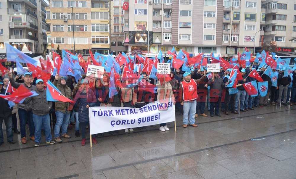 Metal İşçileri Meydanlara İndi