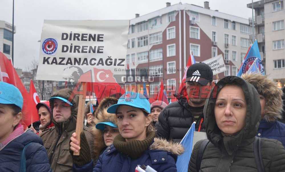 Metal İşçileri Meydanlara İndi