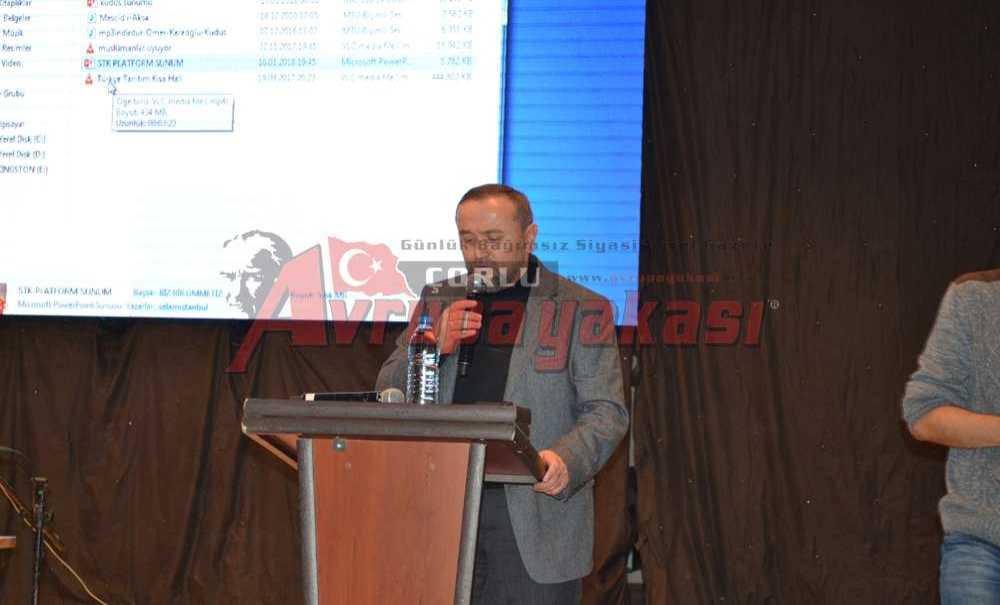 Çorlu Kudüs İçin Buluştu