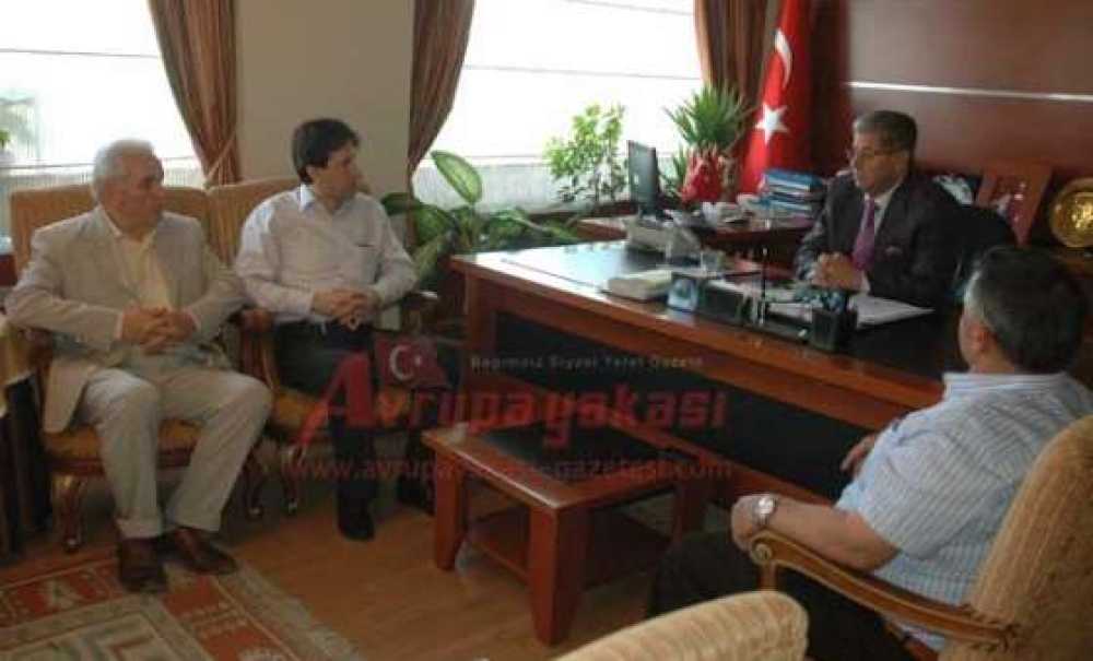 Hşhp Genel Başkanı İsmailov`dan Kaymakam Doğan`a Ziyaret