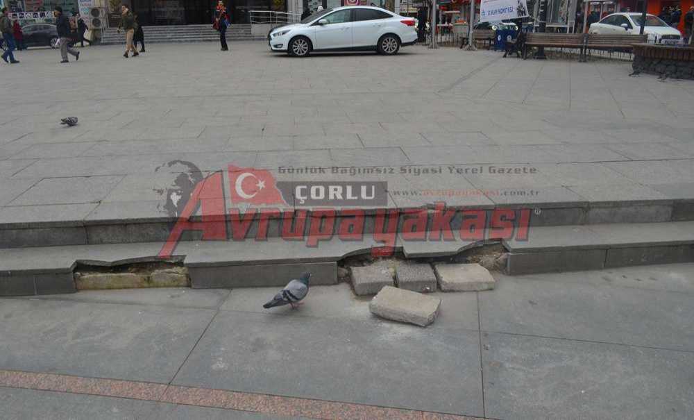 Çorlu Belediyesine Yakışmayan Görüntü