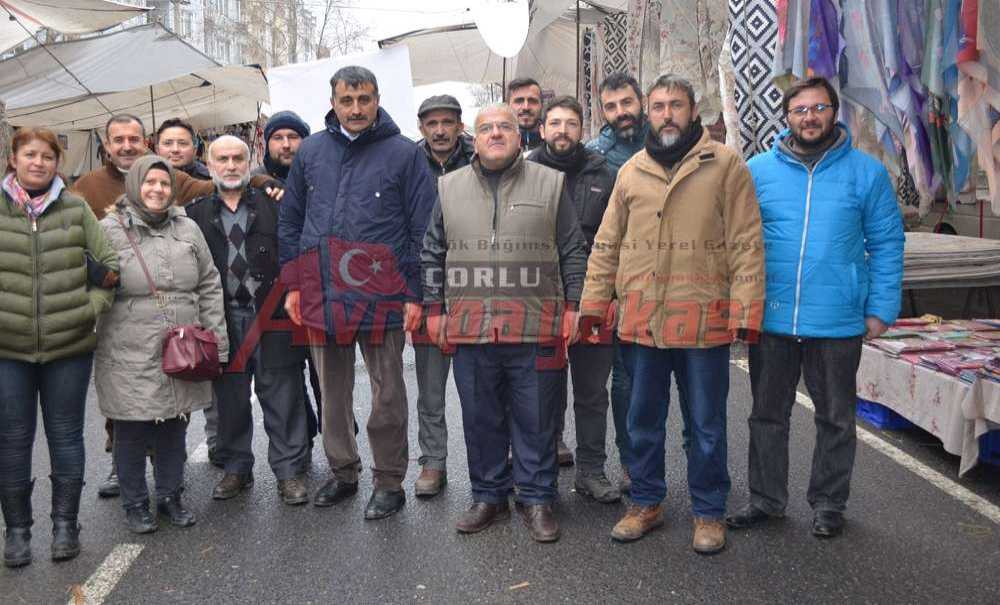 Başkan, Pazarcı Esnafını Ziyaret Etti