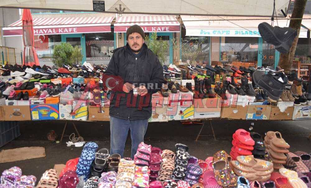 Pazarcı Esnafı Soğuklardan Şikayetçi