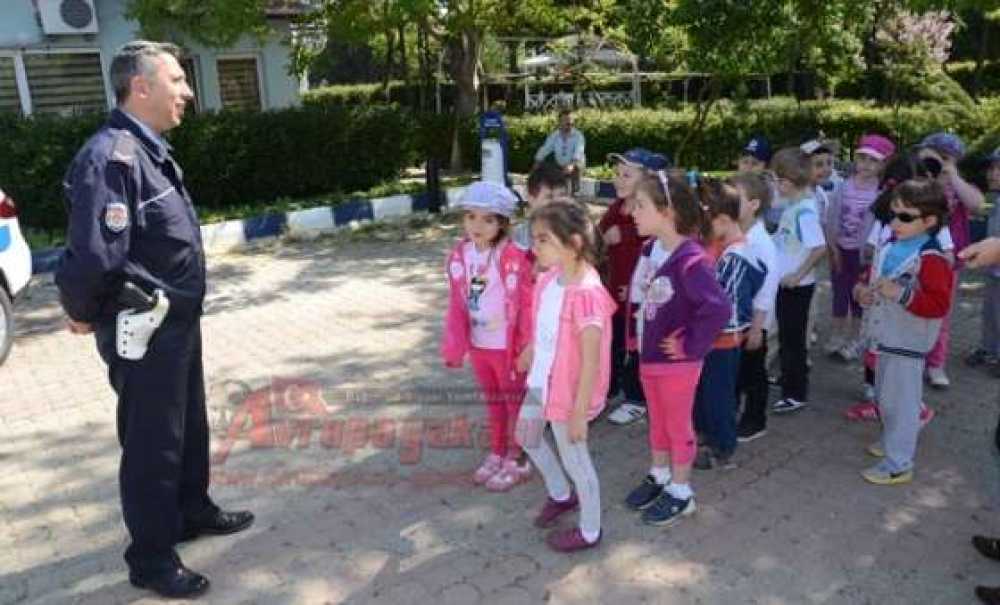 Çorlu Anaokulu'ndan Bölge Trafik İstasyonuna Ziyaret