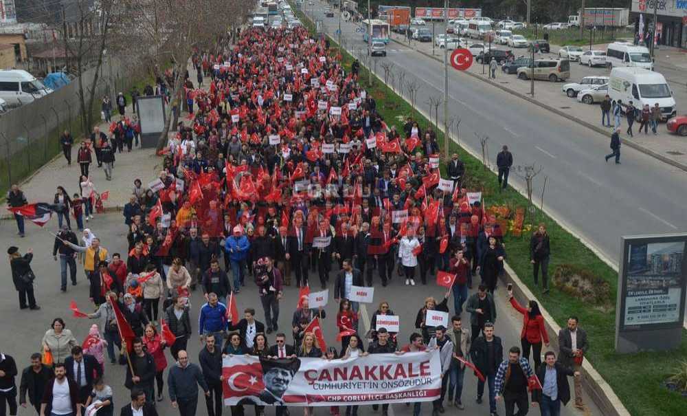 Çanakkale Ruhu Coşkuyla Yürüdü