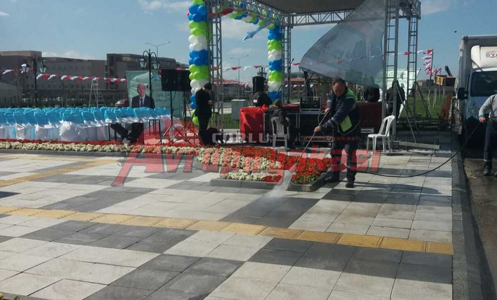 Açılışı Yapılmadan Temizliği Yapıldı
