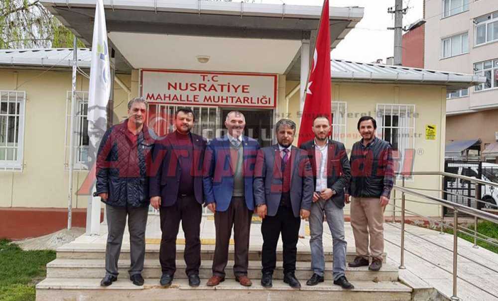 Saadet Partisi Nusratiye Muhtarını Ziyaret Etti