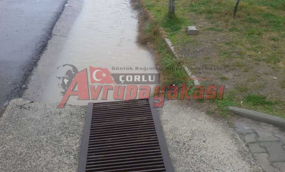 Yağmurdan Dolayı Kanal Doldu