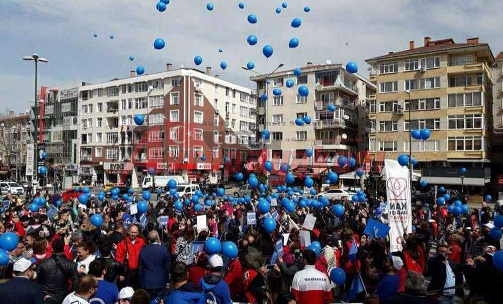 Otizm'e Farkındalık'ta Renkli Görüntüler
