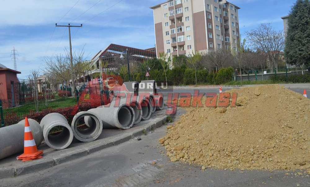 Çorlu Belediyesi'nden Alt Yapı Çalışması