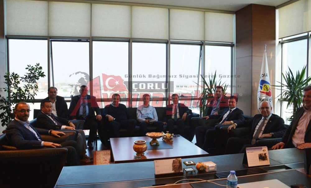 Ak Parti'den Çorlu Tso'ya Hayırlı Olsun Ziyareti