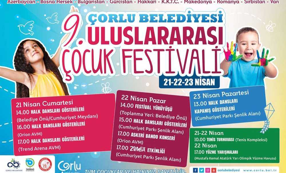9. Uluslararası Çocuk Festivalimiz Başlıyor