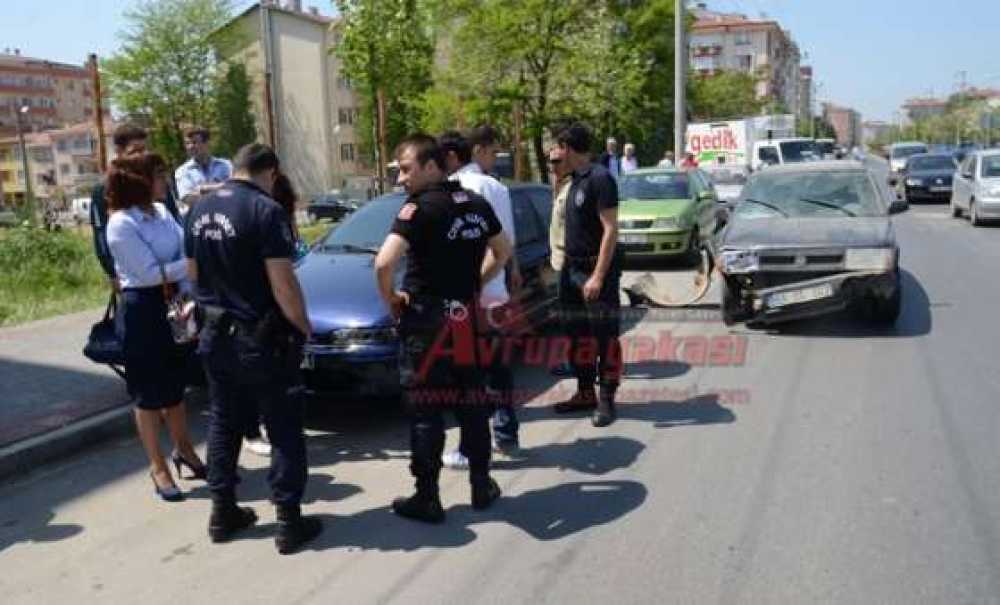 Çorlu'da Kaza: 1 Yaralı