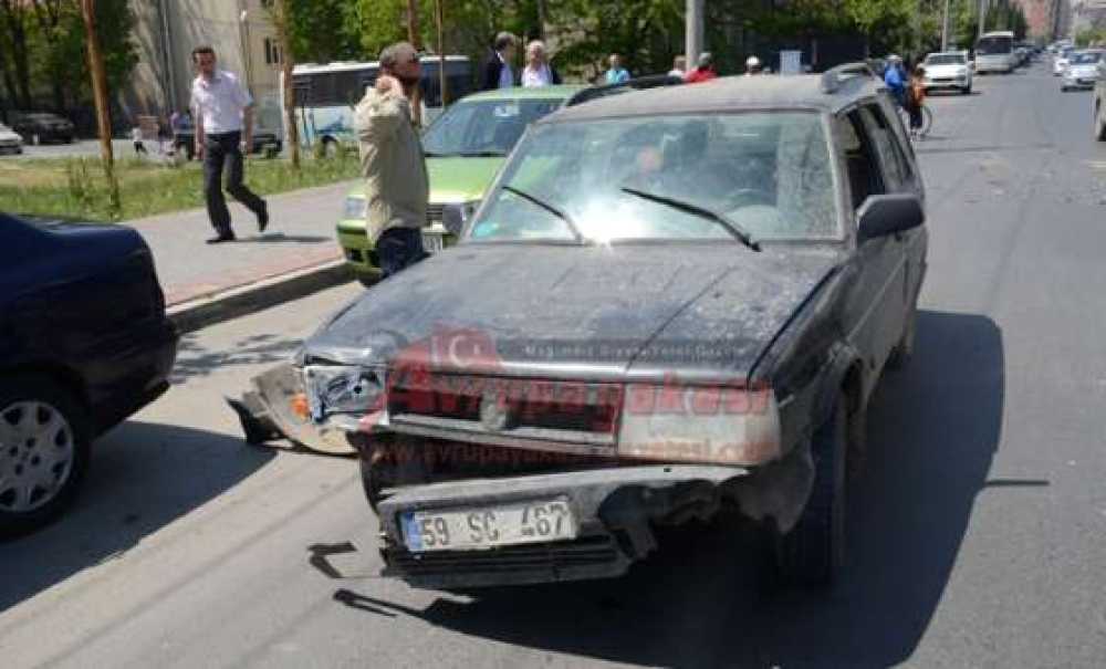 Çorlu'da Kaza: 1 Yaralı