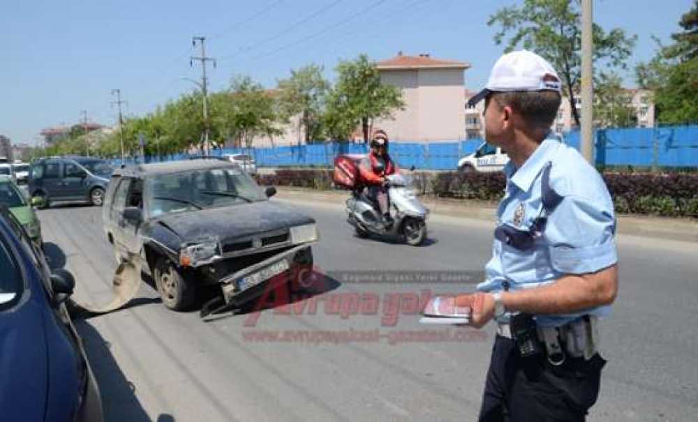 Çorlu'da Kaza: 1 Yaralı