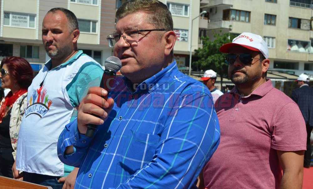 Çorlu'da 1 Mayıs Coşkusu Yaşandı