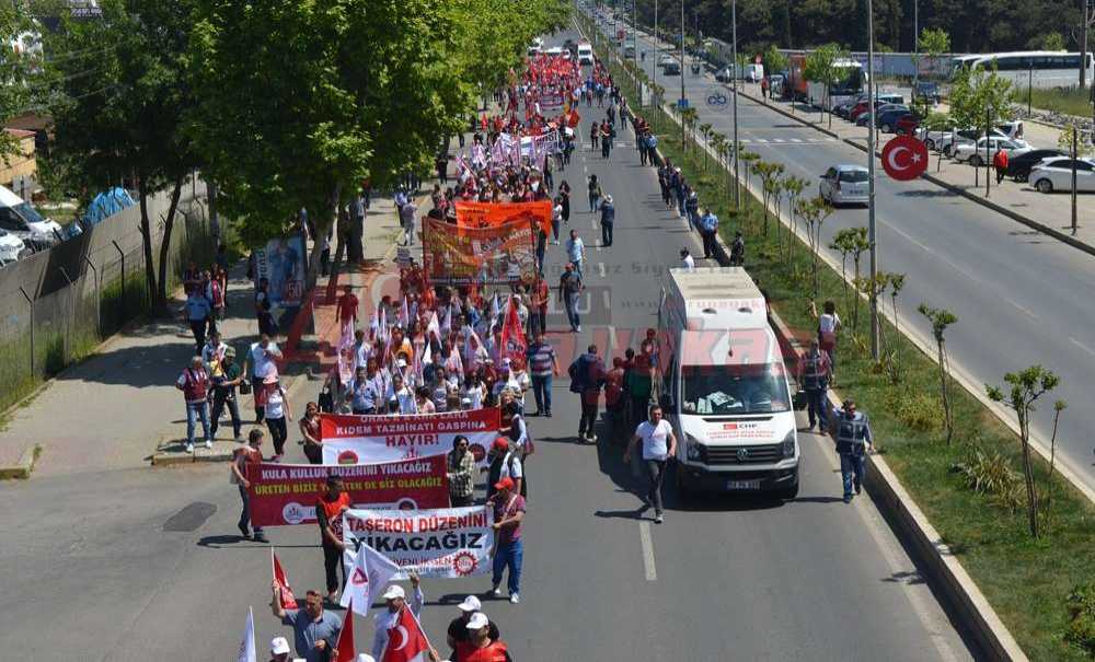Çorlu'da 1 Mayıs Coşkusu Yaşandı
