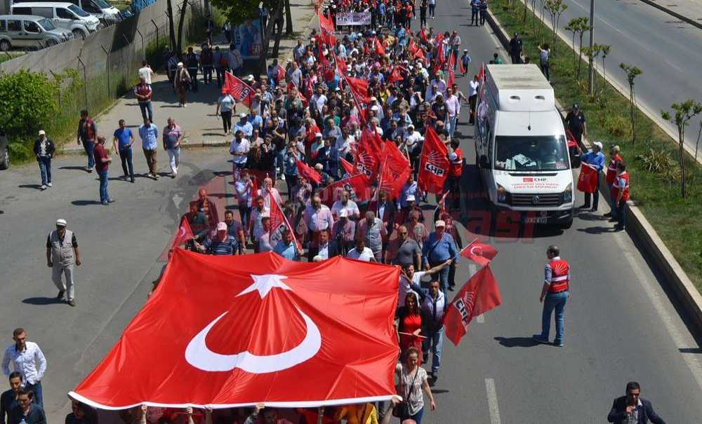 Çorlu'da 1 Mayıs Coşkusu Yaşandı