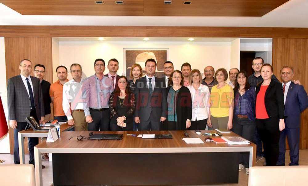 Birim Müdürlerinden Başkan Sarıkurt'a Ziyaret