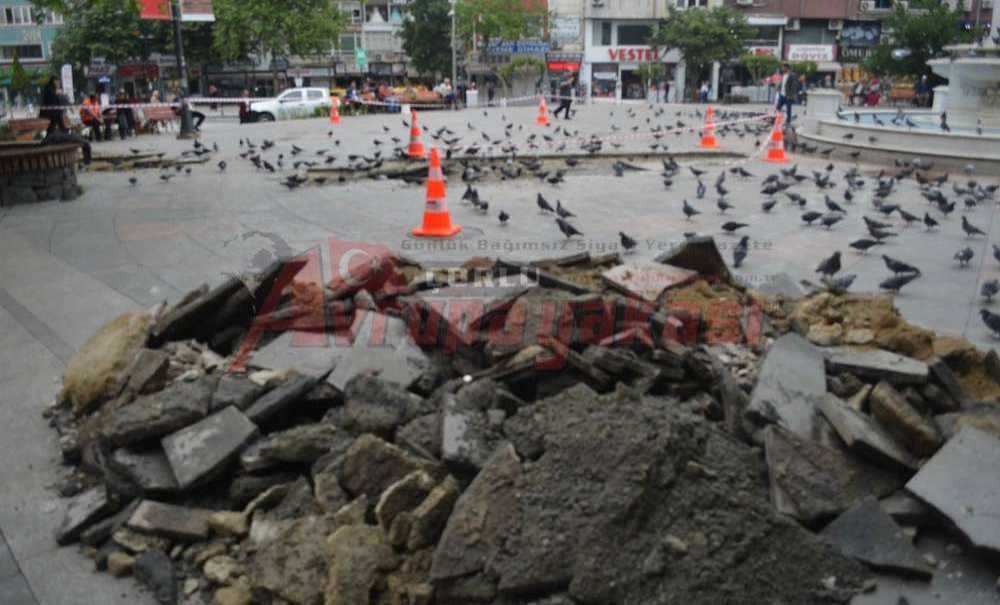 Sonunda Kırık Taşlar Değiştiriliyor