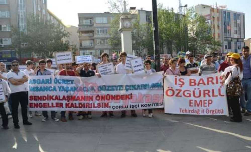 Çorlu İşçi Komitesi 1 Mayıs İşçi Bayramını Kutladı