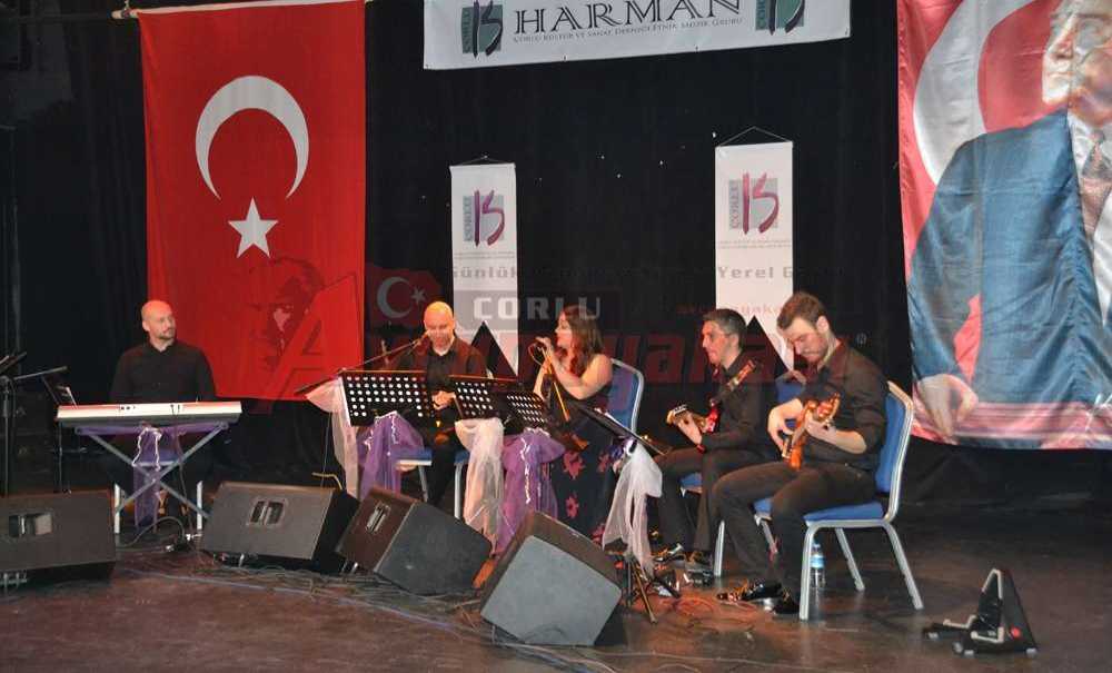 Çorlu Türkülerle Harman'landı