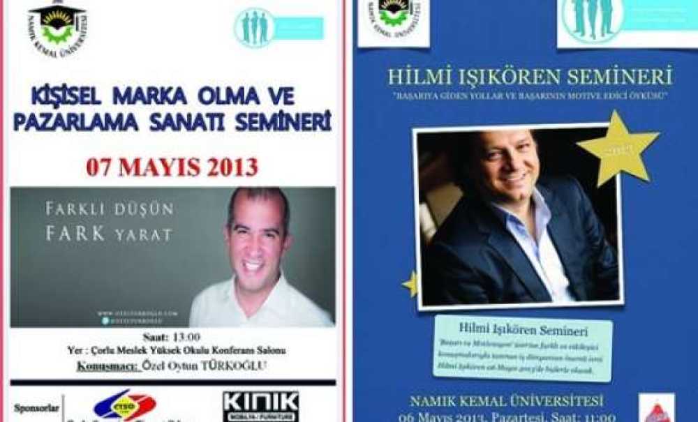 Çorlu Genç Girişimciler Topluluğundan İki Ayrı Seminer