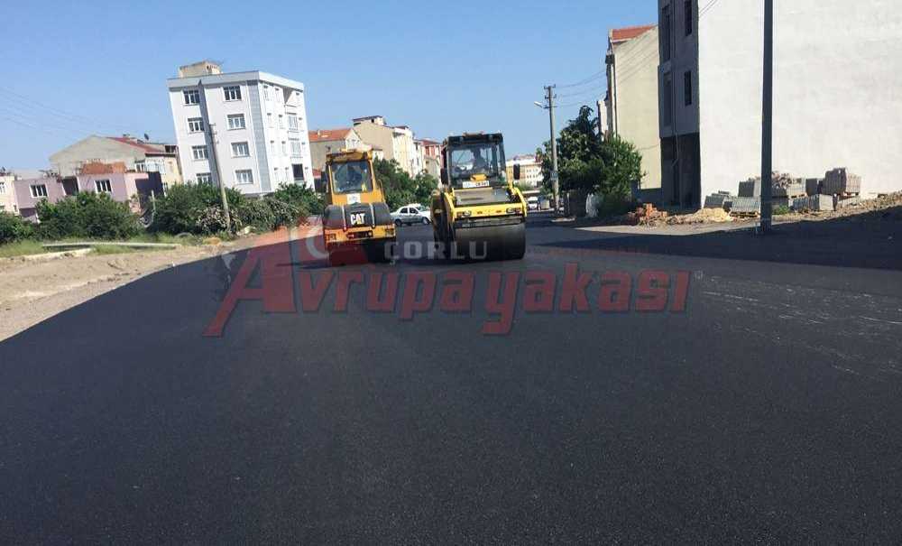 Mimar Sinan Caddesi'ne Asfalt Serildi