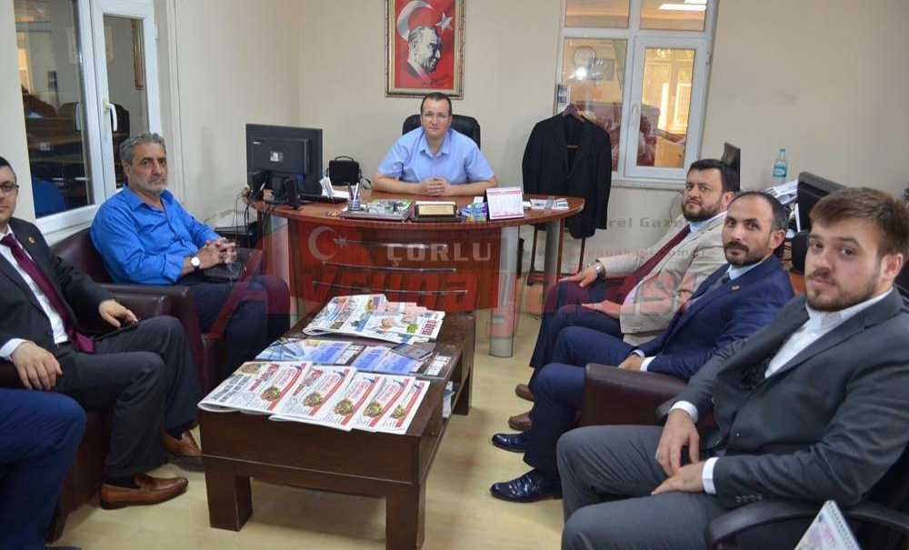 Saadet Partisi Adayları Gazetemizi Ziyaret Etti