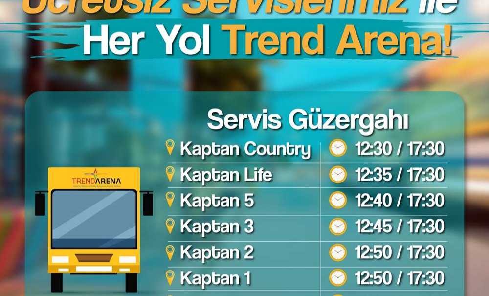 Trend Arena'nın Ücretsiz Servisleri Başlıyor
