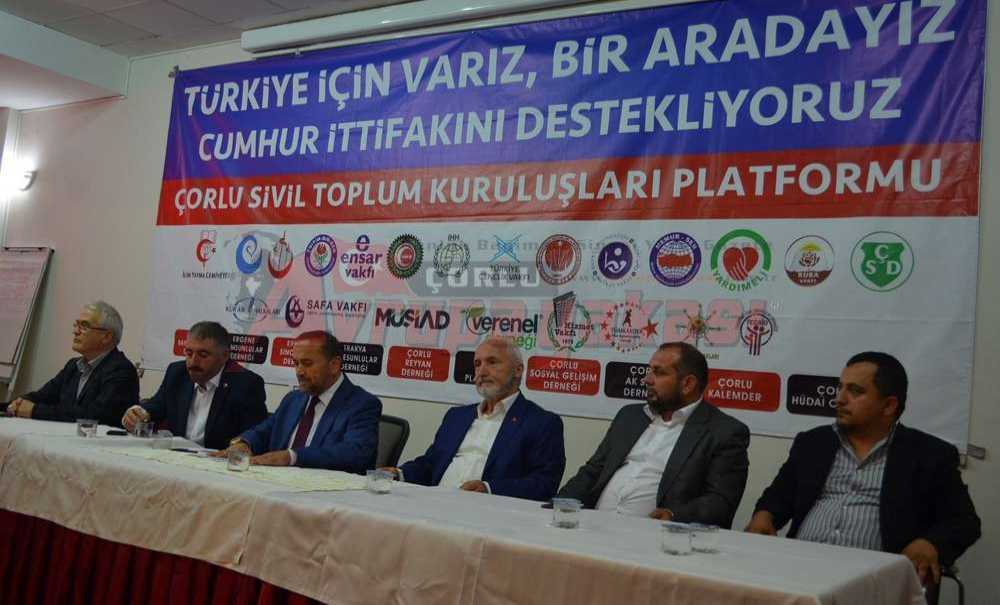 Çorlu Stk'lar Platformu'nun Oyu Belli Oldu