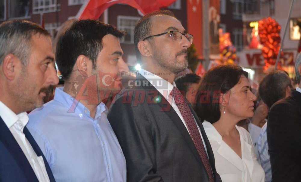 Çorlu Halkının Demokrasi Yürüyüşü