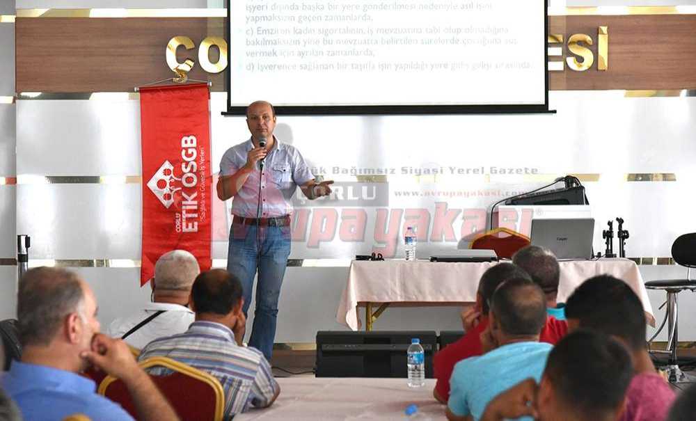 Personele İş Sağlığı Ve Güvenliği Eğitimi Verildi
