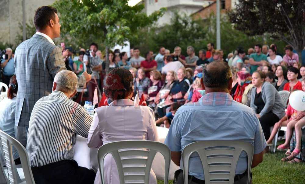 Başkan Sarıkurt Mahalle Sakinlerini Dinledi