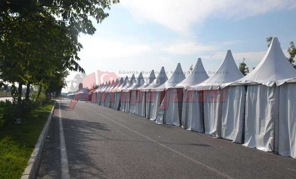 Çadırlar Kuruldu