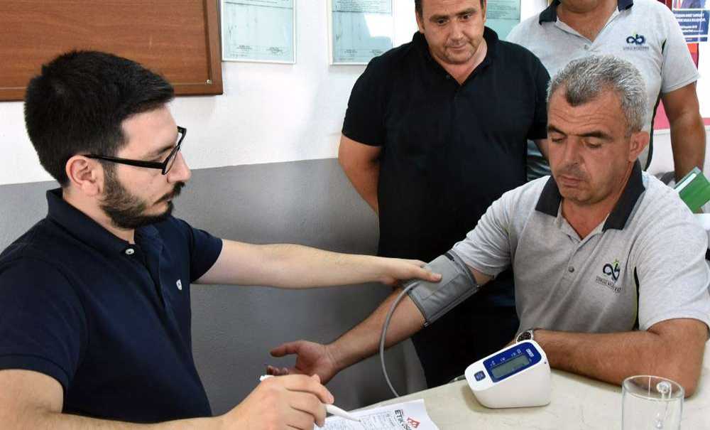 Personel A.ş. İşçileri Sağlık Kontrolünden Geçirildi