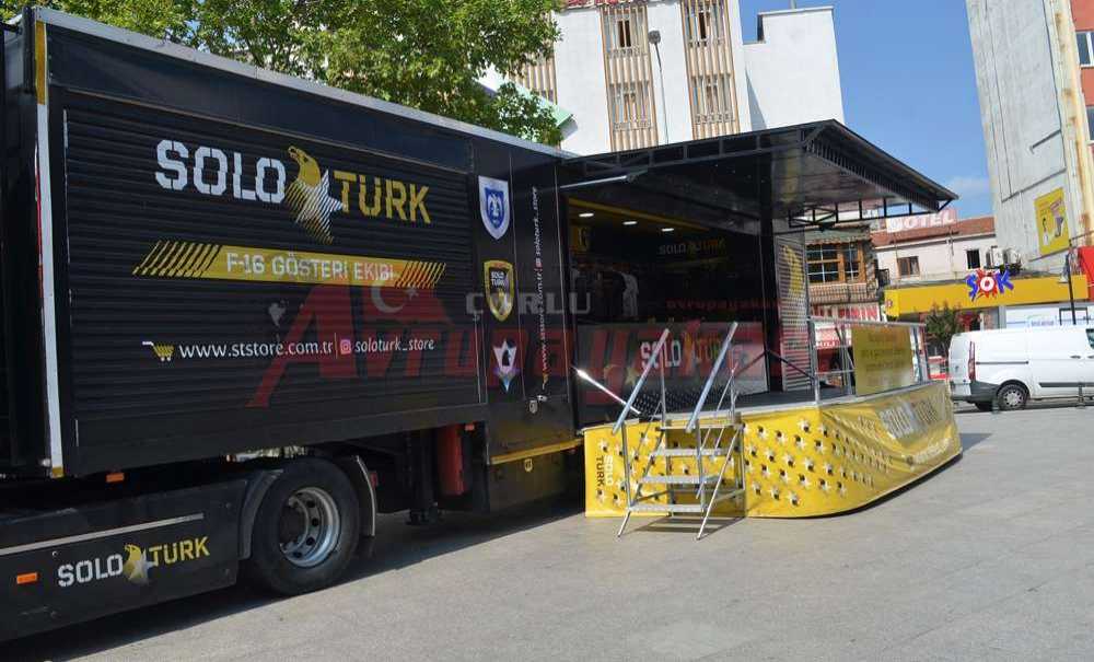 Türk Yıldızları Tırı Çorlu'da