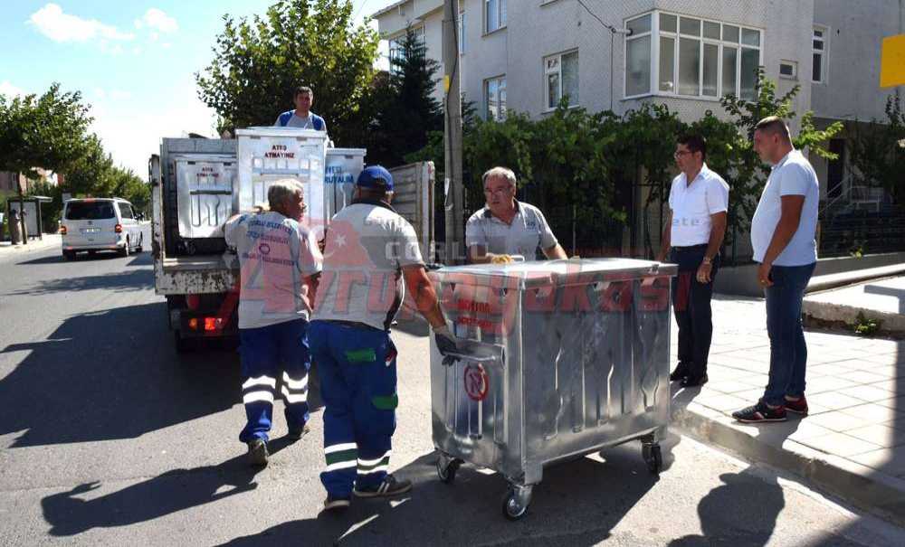 Eskiyen Çöp Konteynerleri Yenileniyor