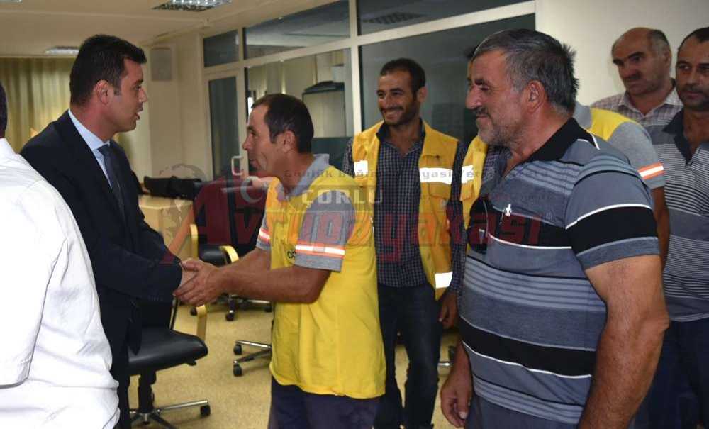 Başkan Personelle Bayramlaştı