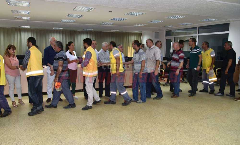 Başkan Personelle Bayramlaştı