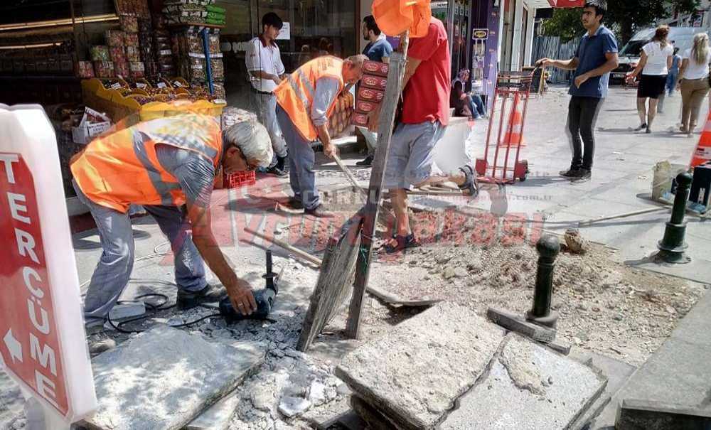 Kaldırımlar Bayrama Hazır