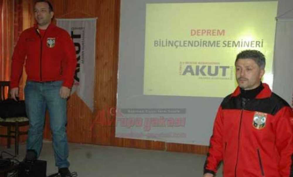 Rotary Ve Akut`tan Deprem Bilinçlendirme Semineri