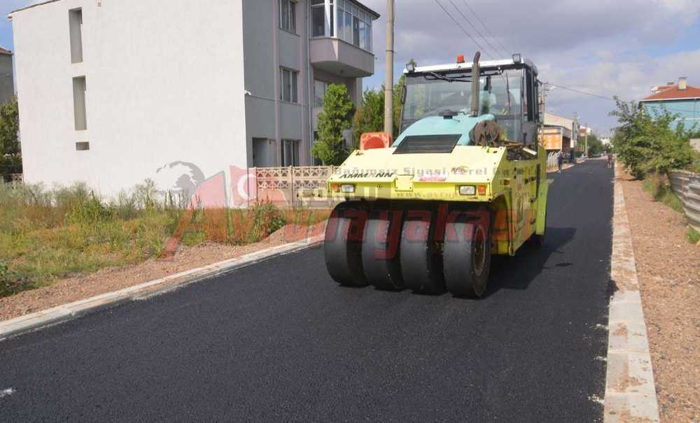 Konuk Sokak Asfaltlandı