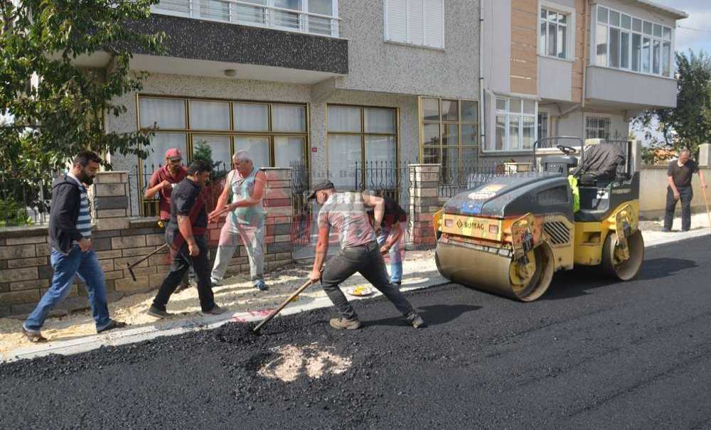 Konuk Sokak Asfaltlandı