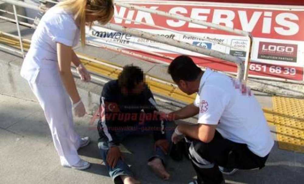 Alkollü Şahıs Sağlık Ekiplerine Zor Anlar Yaşattı