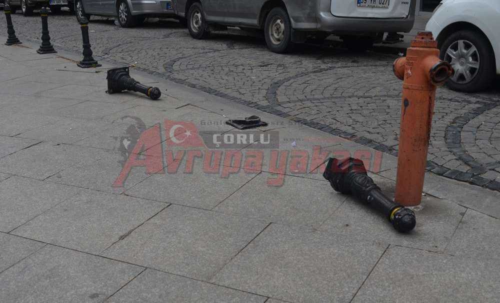 Saray Caddesi'nde Dubalar Kırıldı